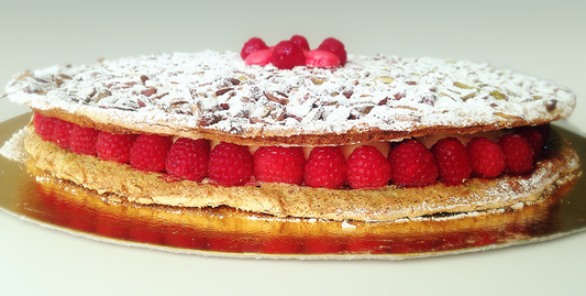 Le Framboisier ou Fraiser aux pistaches