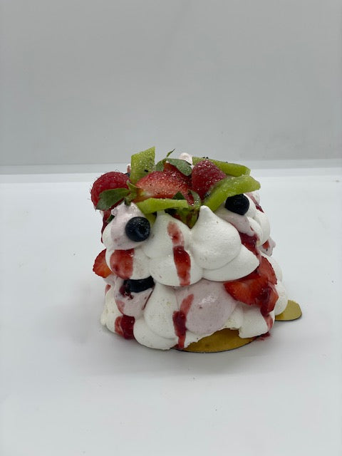 Pavlova aux fruits mini